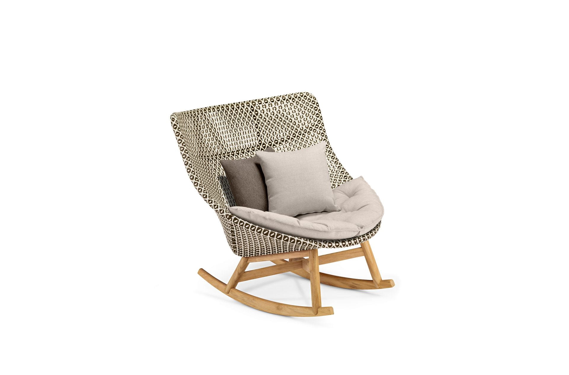 A Barcelona chair with ottoman Ludwig Mies van der Rohe — archive Outdoor Patio Cushions with Summer Style
