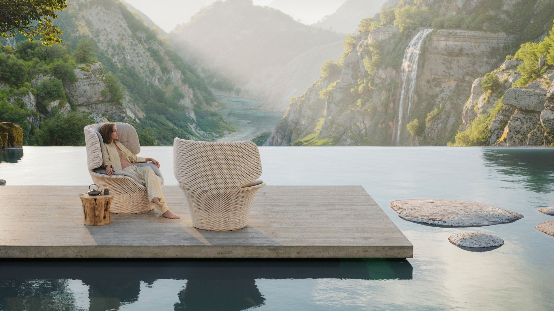 DEDON Nature-Inspired Woven Outdoor Furniture