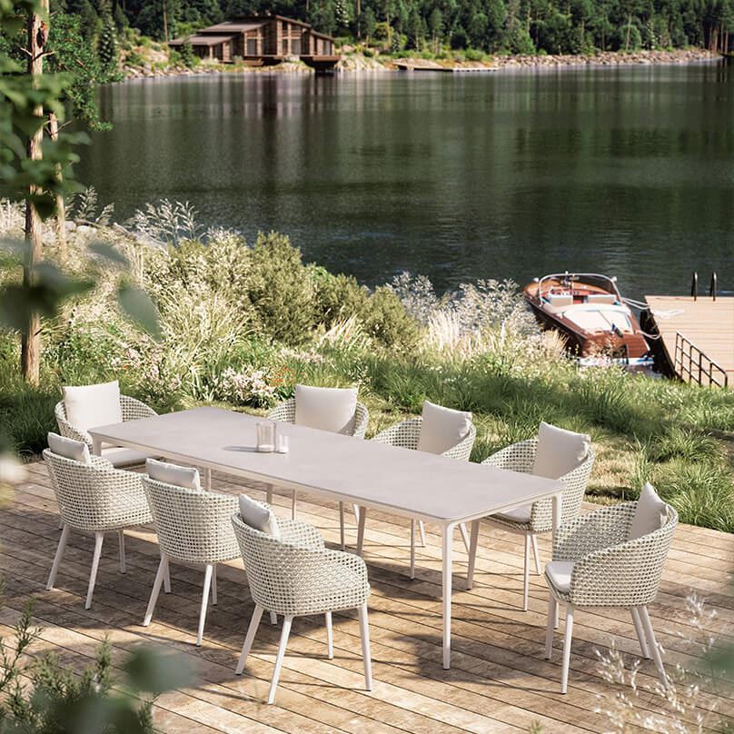 DEDON Spirit of Place Secret Lakeside BELLMONDE & MBRACE ALU