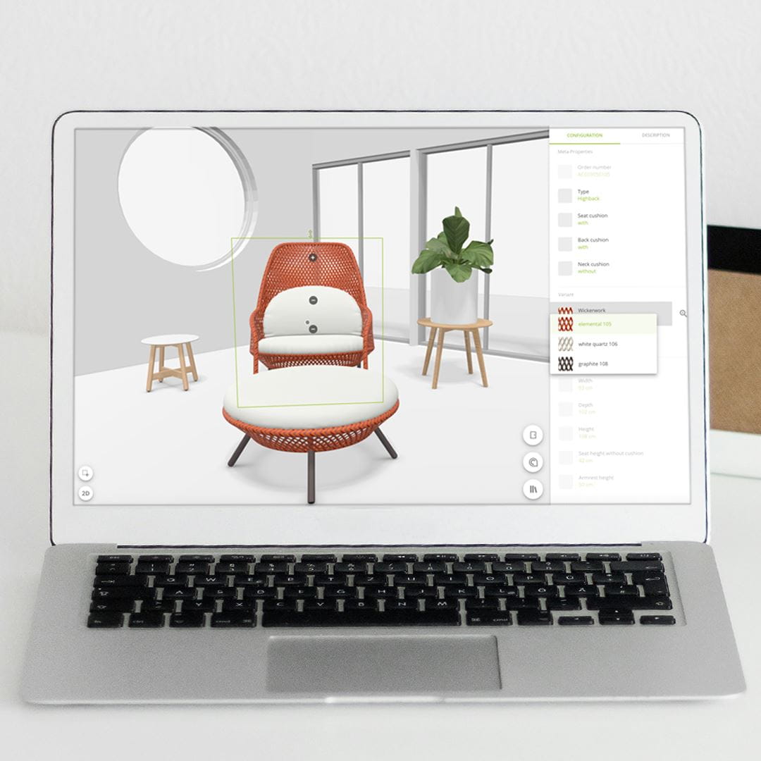 DEDON 3D Outdoor Furniture Planner