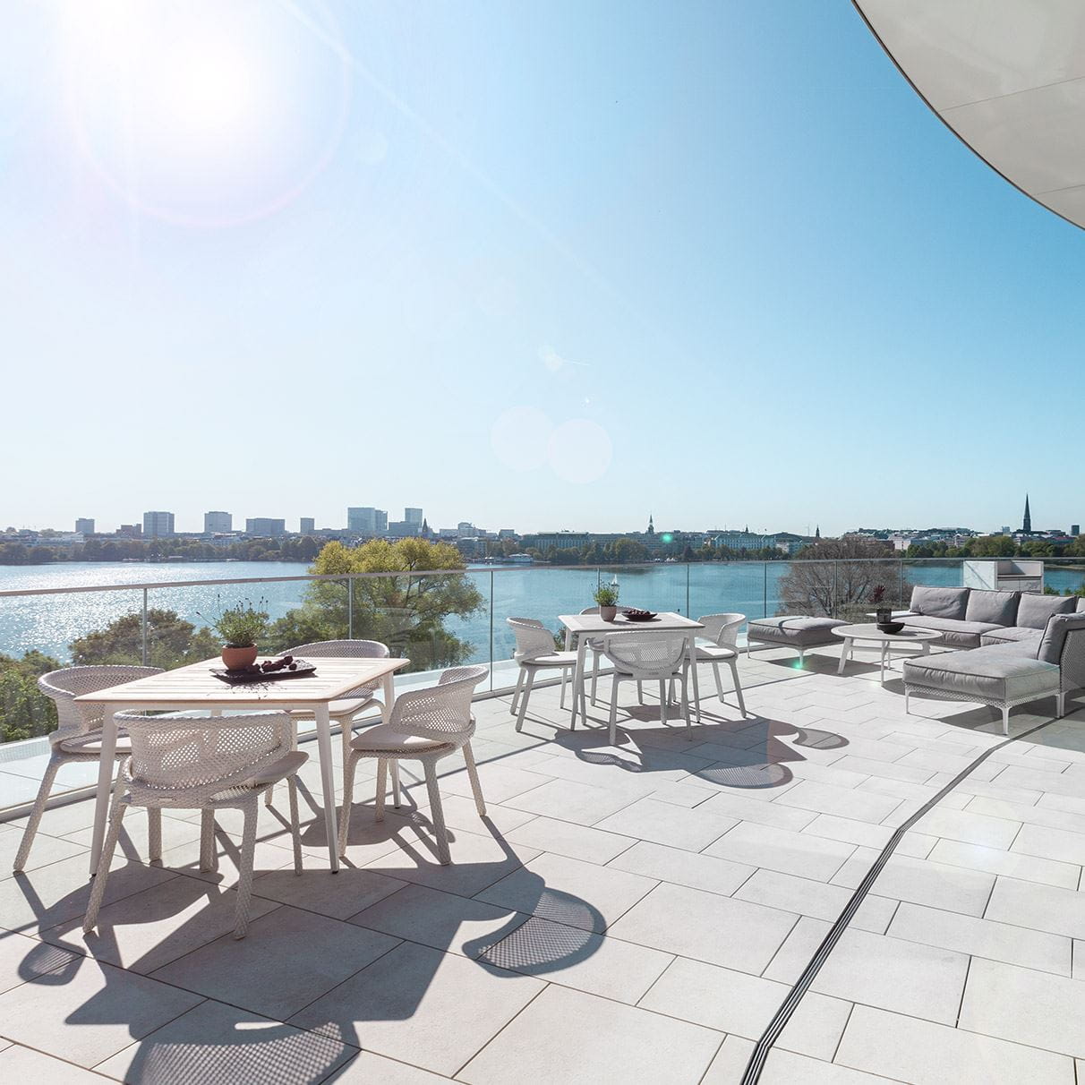 DEDON Projects - Fontenay, Hamburg