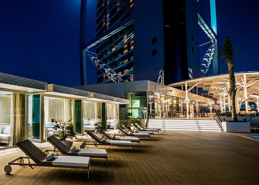DEDON Burj al Arab night by Admares blog