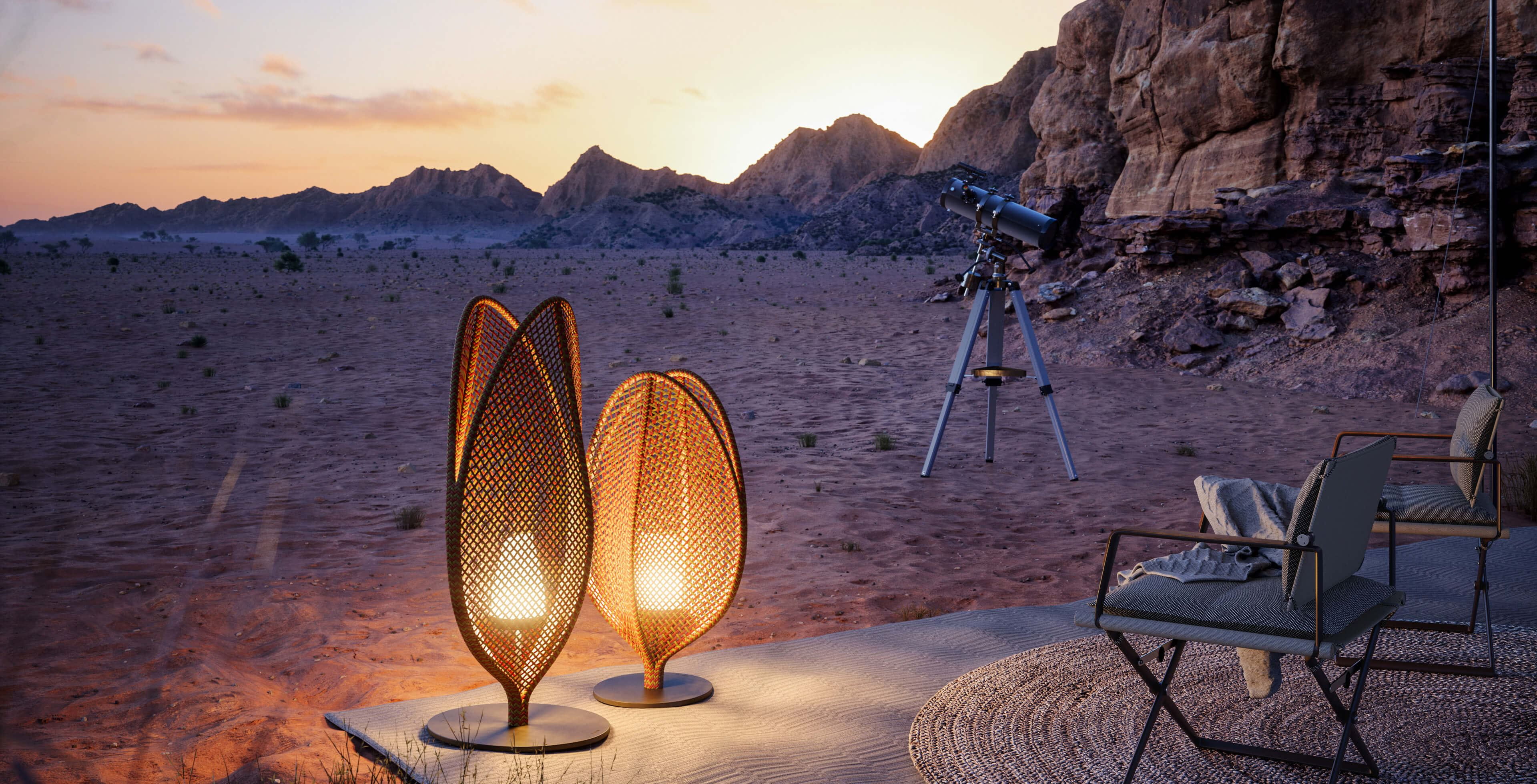 DEDON SCOORA Lantern by Hoffman & Kahleyess