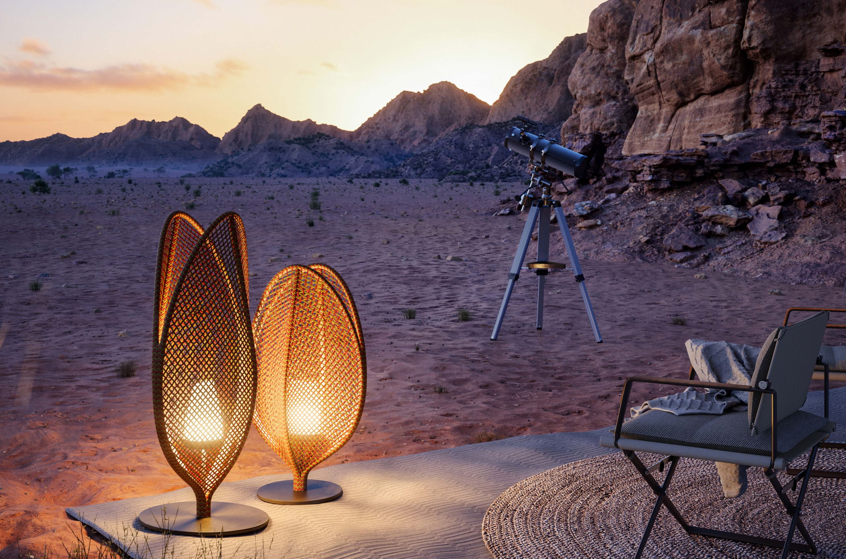 DEDON SCOORA Lantern by Hoffman & Kahleyess