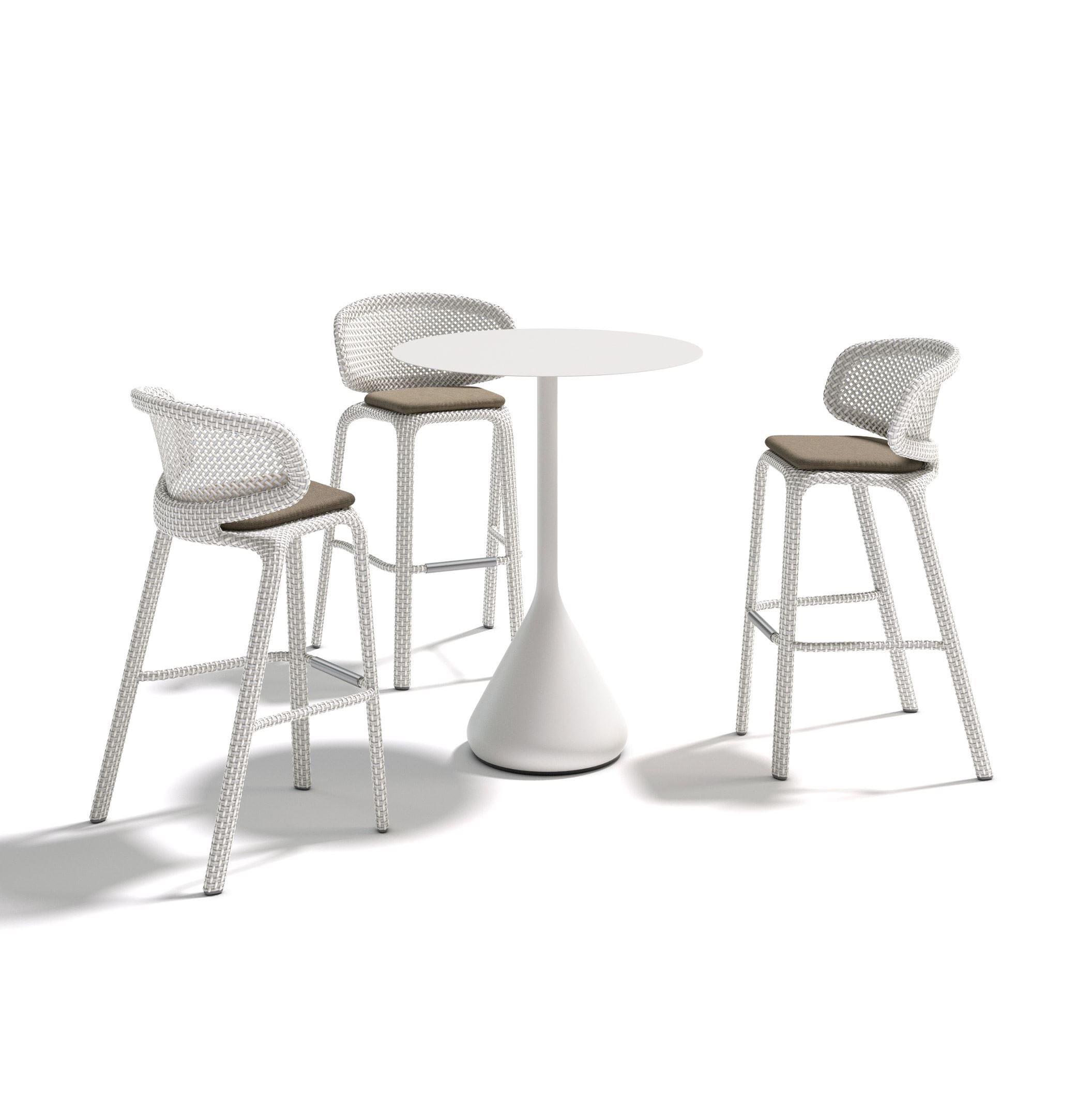DEDON | Furniture | SEASHELL NUO Counter Height Barstool