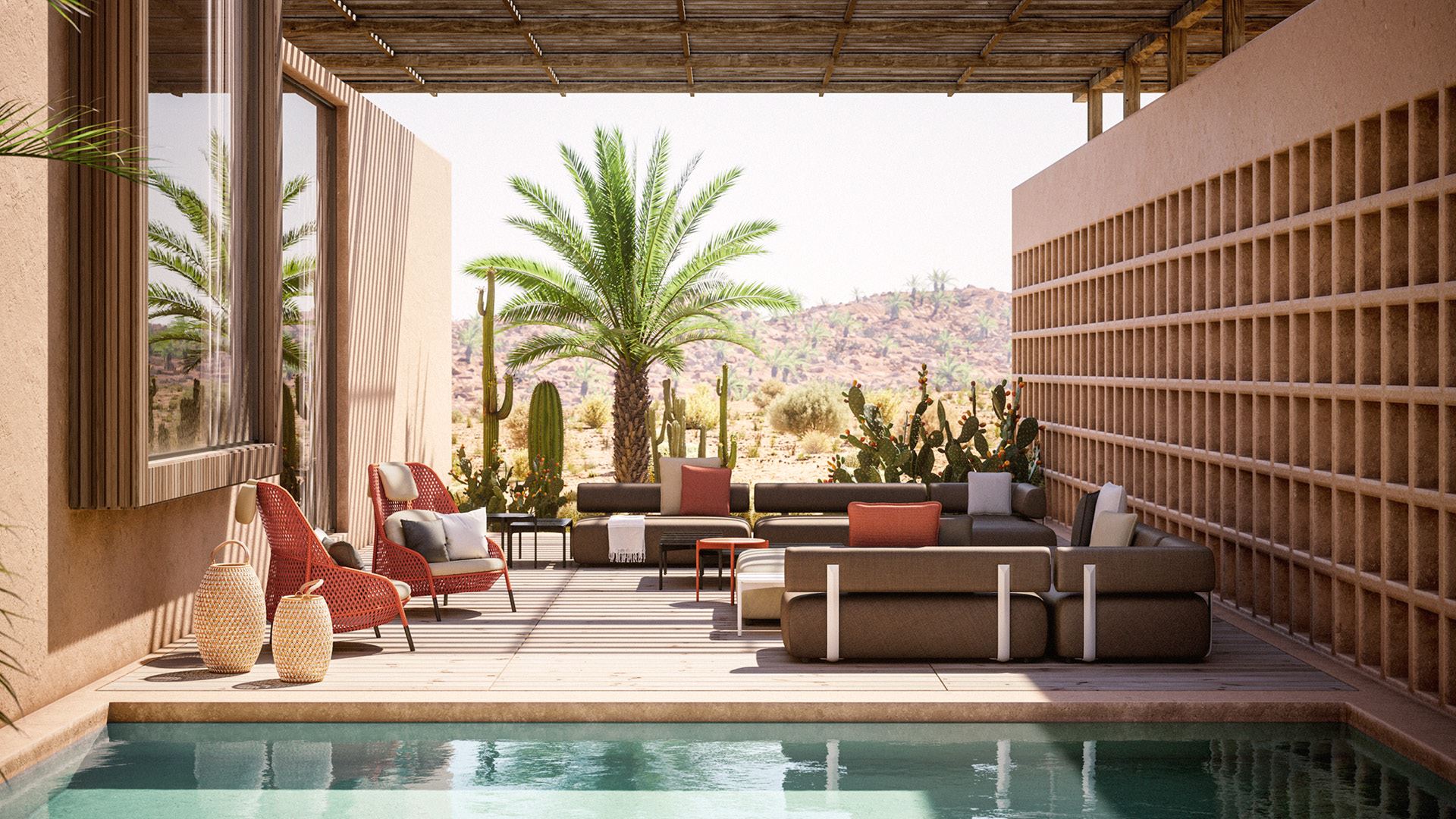 Ahnda Collection combined with Brixx Collection at a house in the middle of the mysterious desert