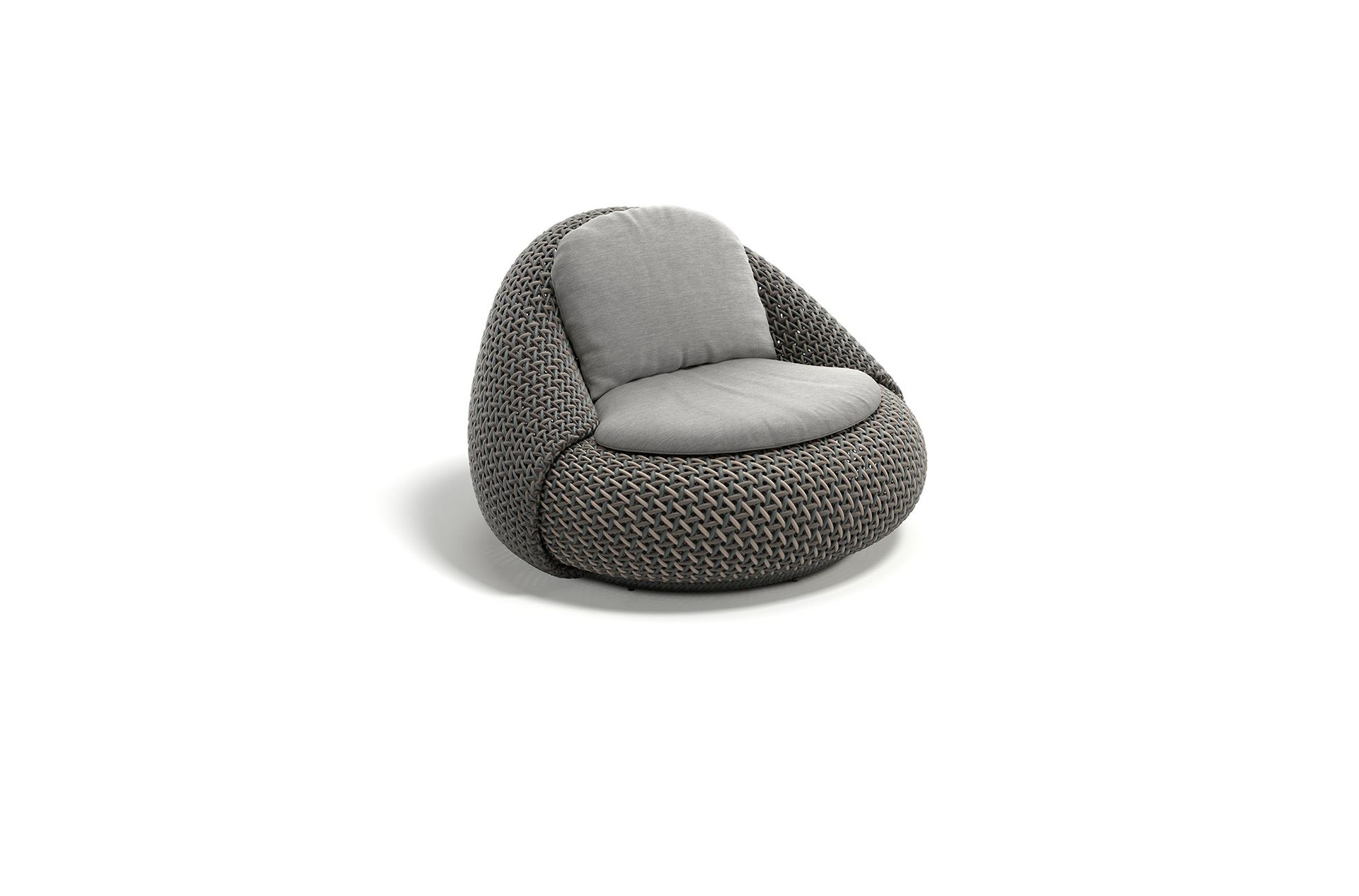 DEDON ATOLO Lounge chair pine silver