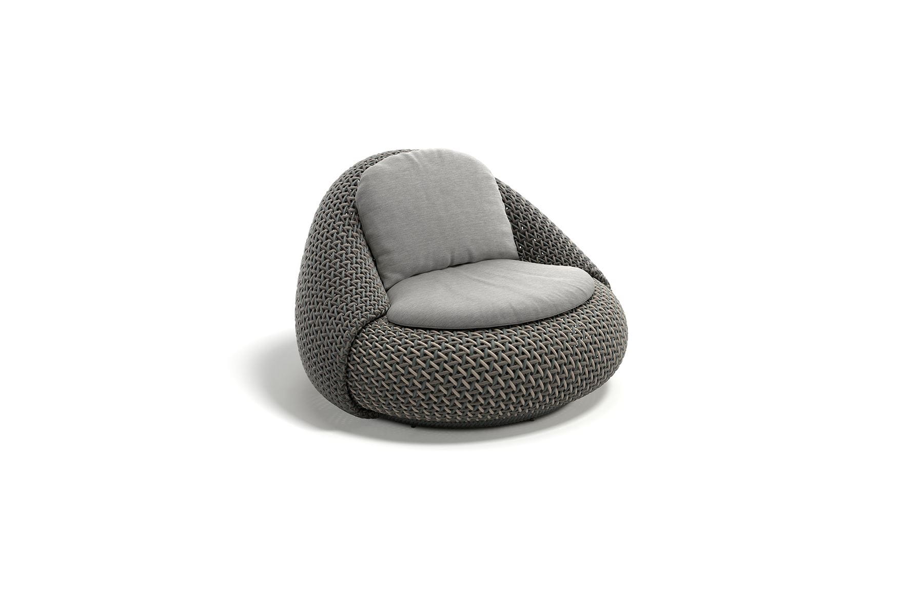 DEDON ATOLO Lounge chair pine silver