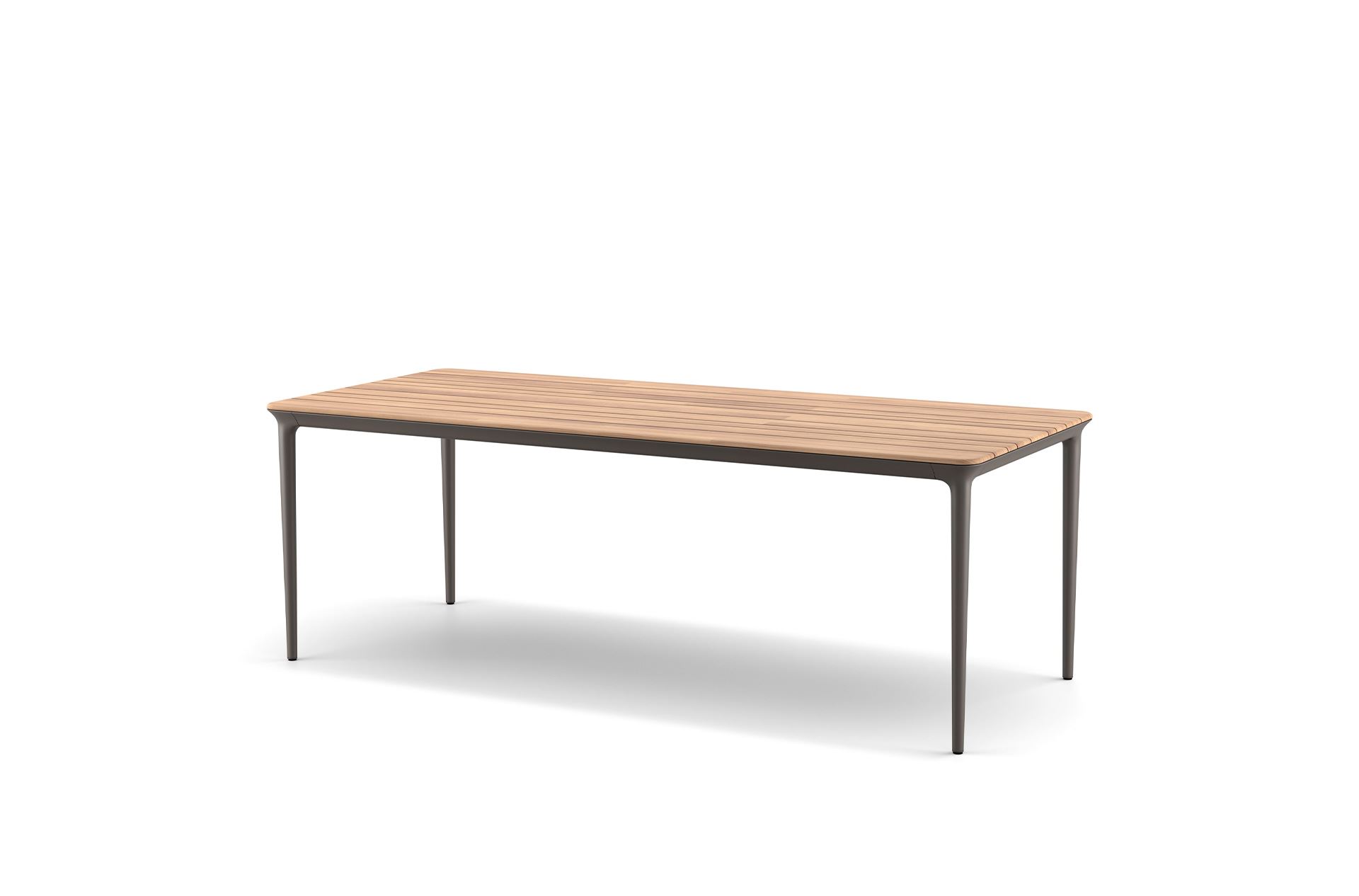 DEDON BELLMONDE Teak 95x220 black pepper