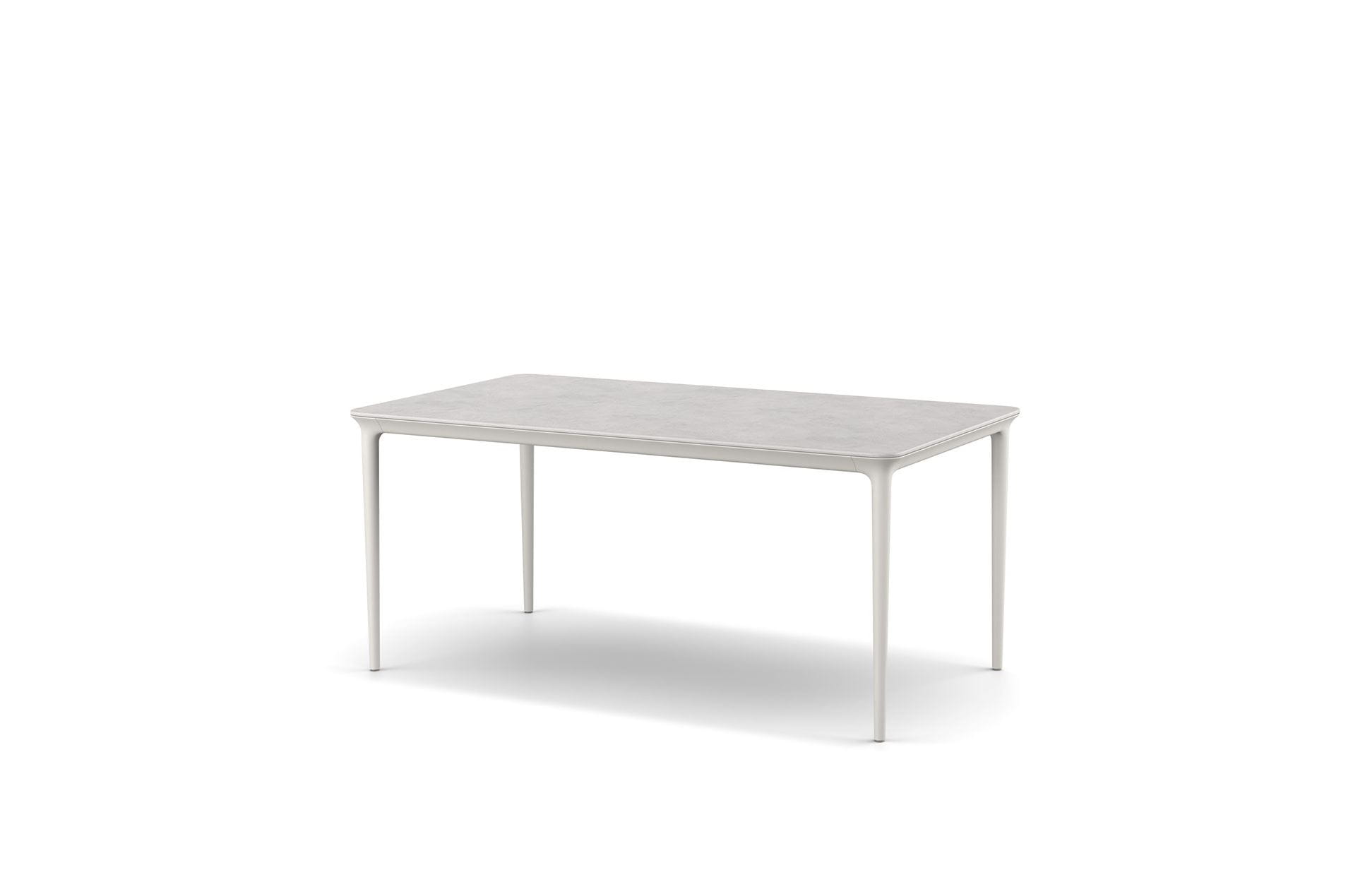 DEDON BELLMONDE Dining Table mineral composite gray 95 x 170