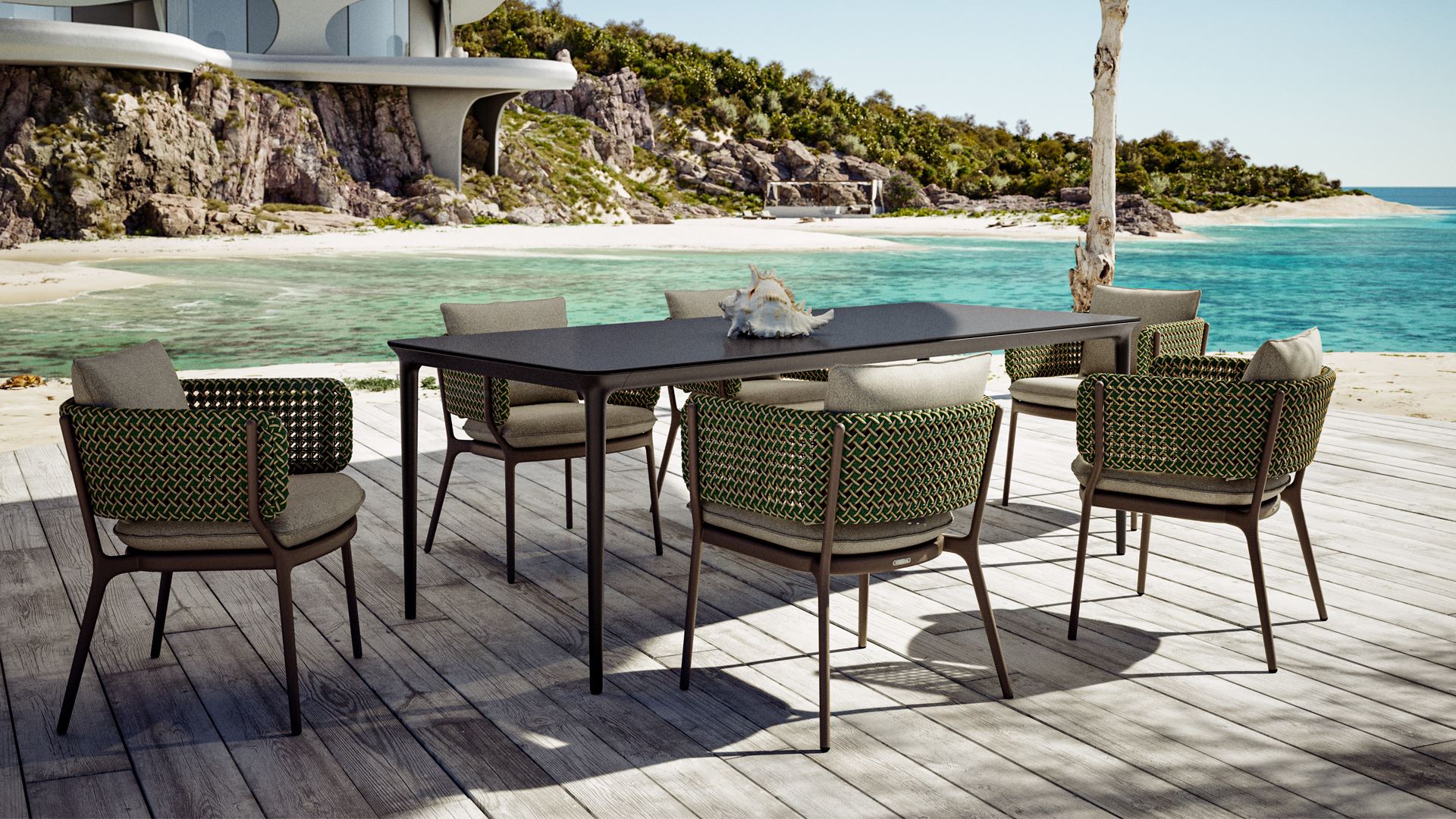 DEDON BELLMONDE Collection Chairs and Dining Tables