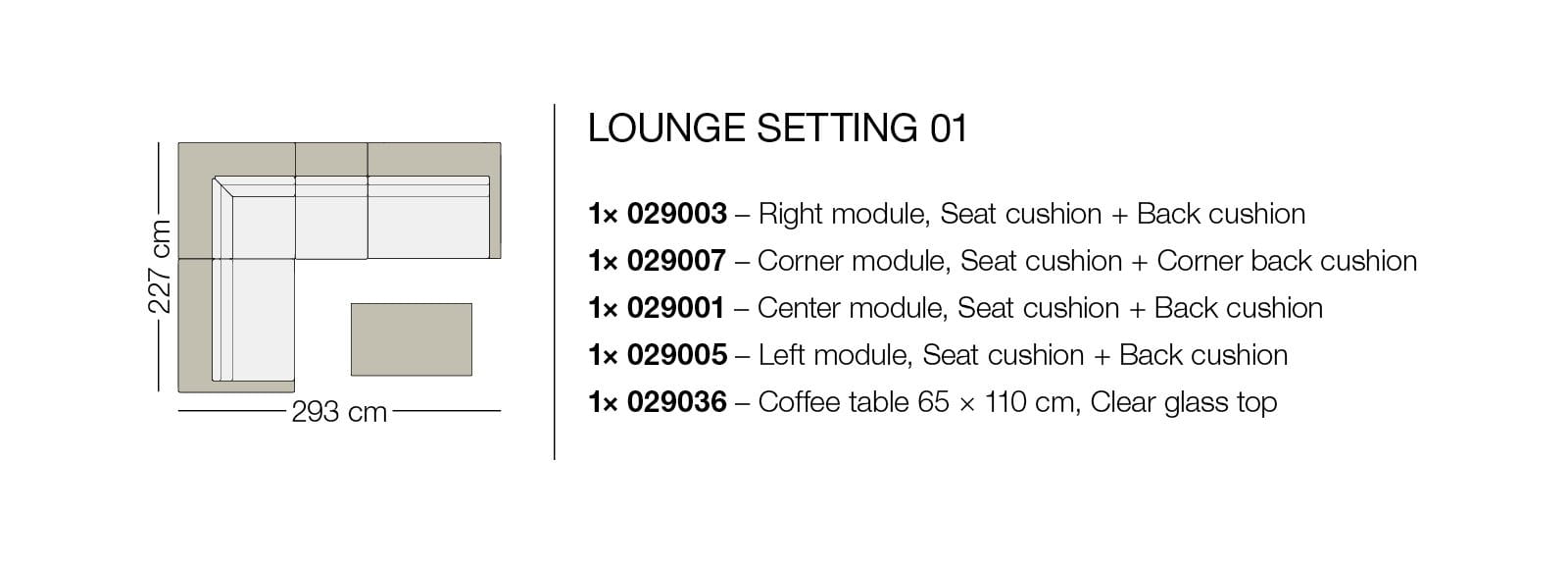 DEDON LOUNGE Setting