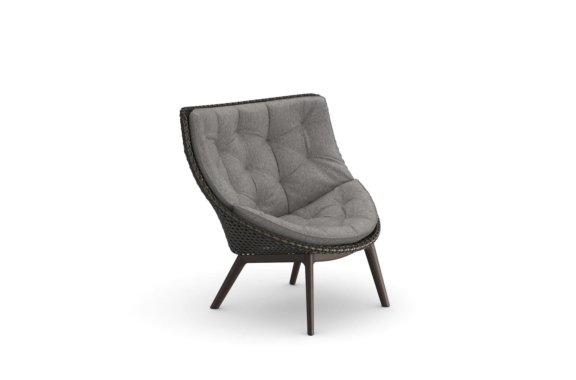 DEDON MBRACE ALU Hochlehner arabica black pepper