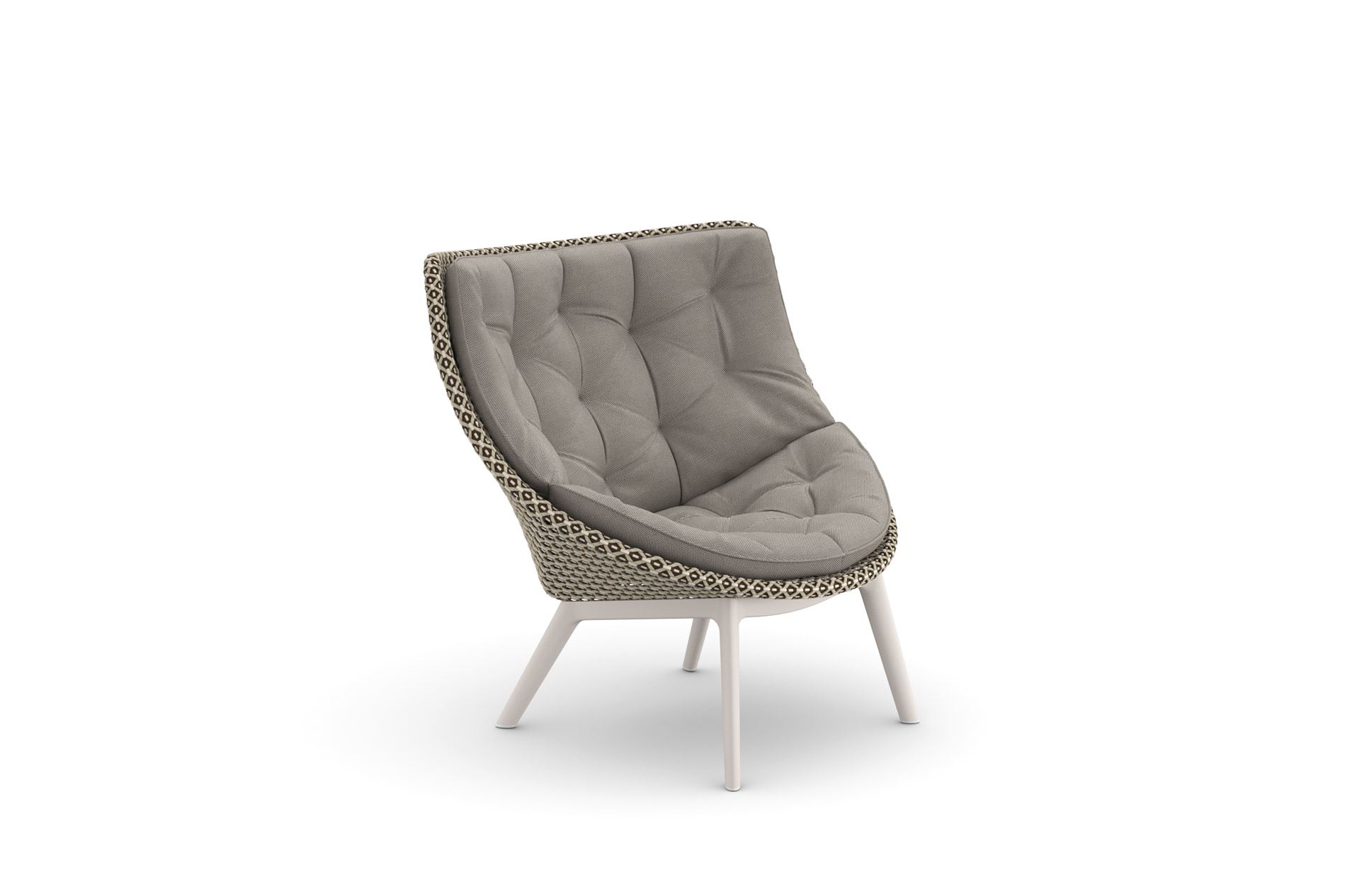 DEDON MBRACE ALU Hochlehner pepper lipari