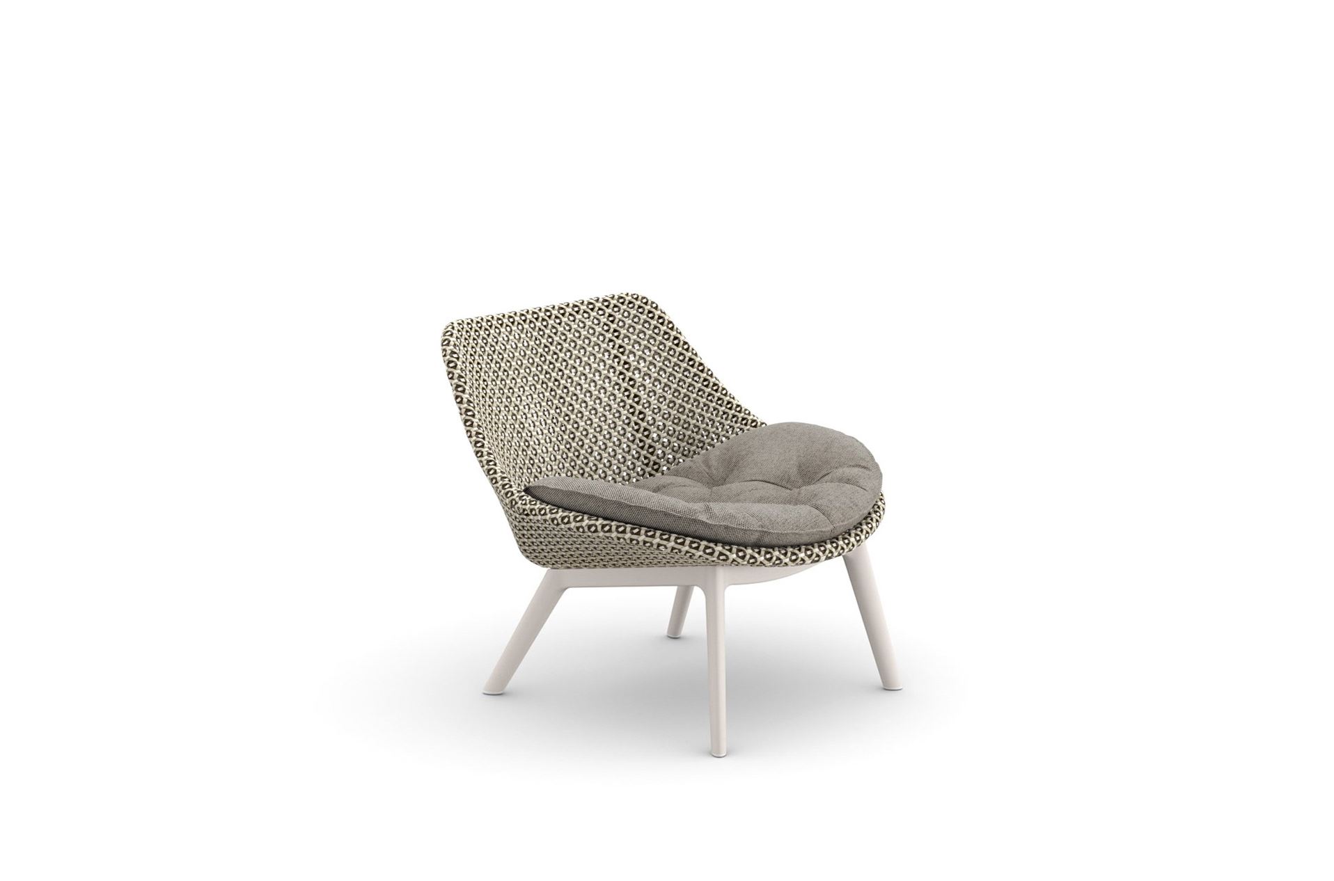 DEDON MBRACE ALU Club chair pepper lipari