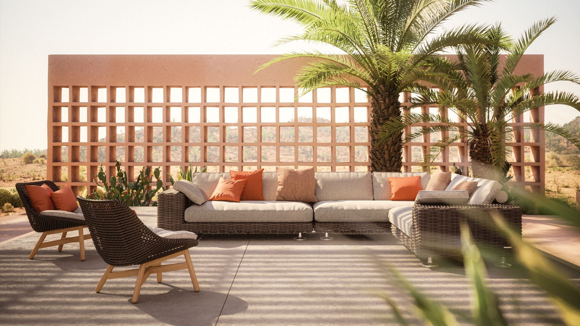 Modern Bahçe Lounge 3