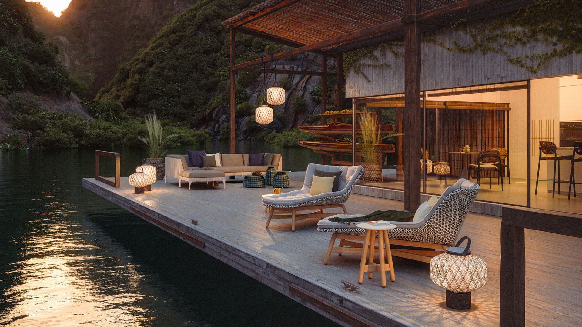 Modern Bahçe Lounge 3