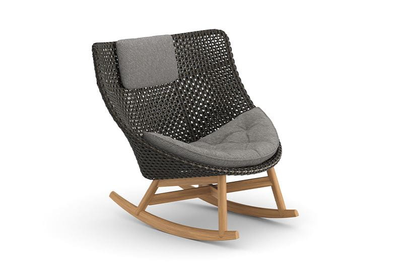 DEDON MBRACE Rocking chair arabica
