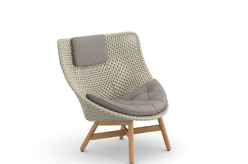 DEDON MBRACE Wing chair seasalt
