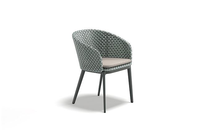 DEDON MBRACE ALU Armchair baltic nori