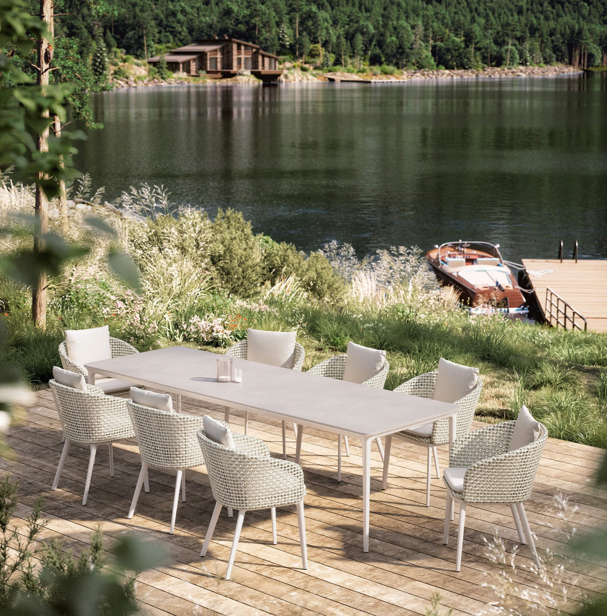 DEDON MBRACE ALU Armchair