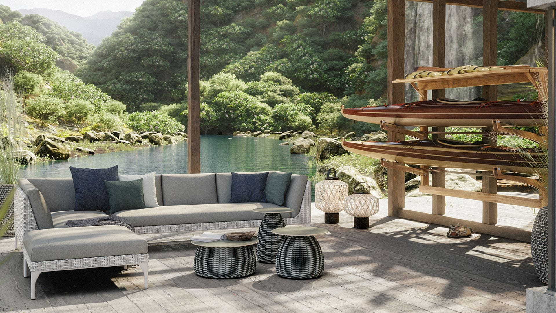 DEDON Collection MU & PORCINI Spiritual Mountain
