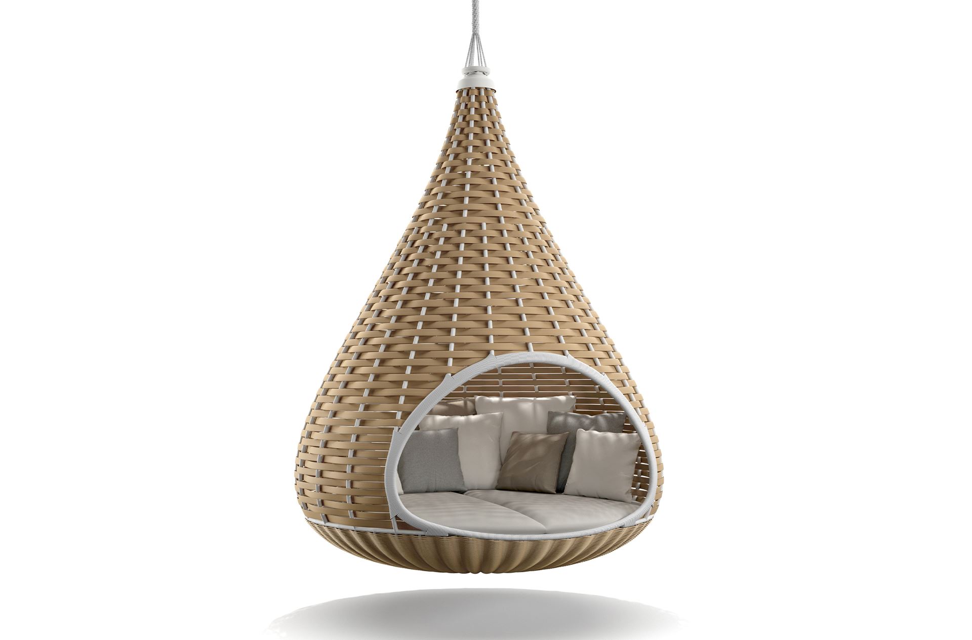 DEDON NESTREST Hanging Lounger natural by Daniel Pouzet & Fred Frety