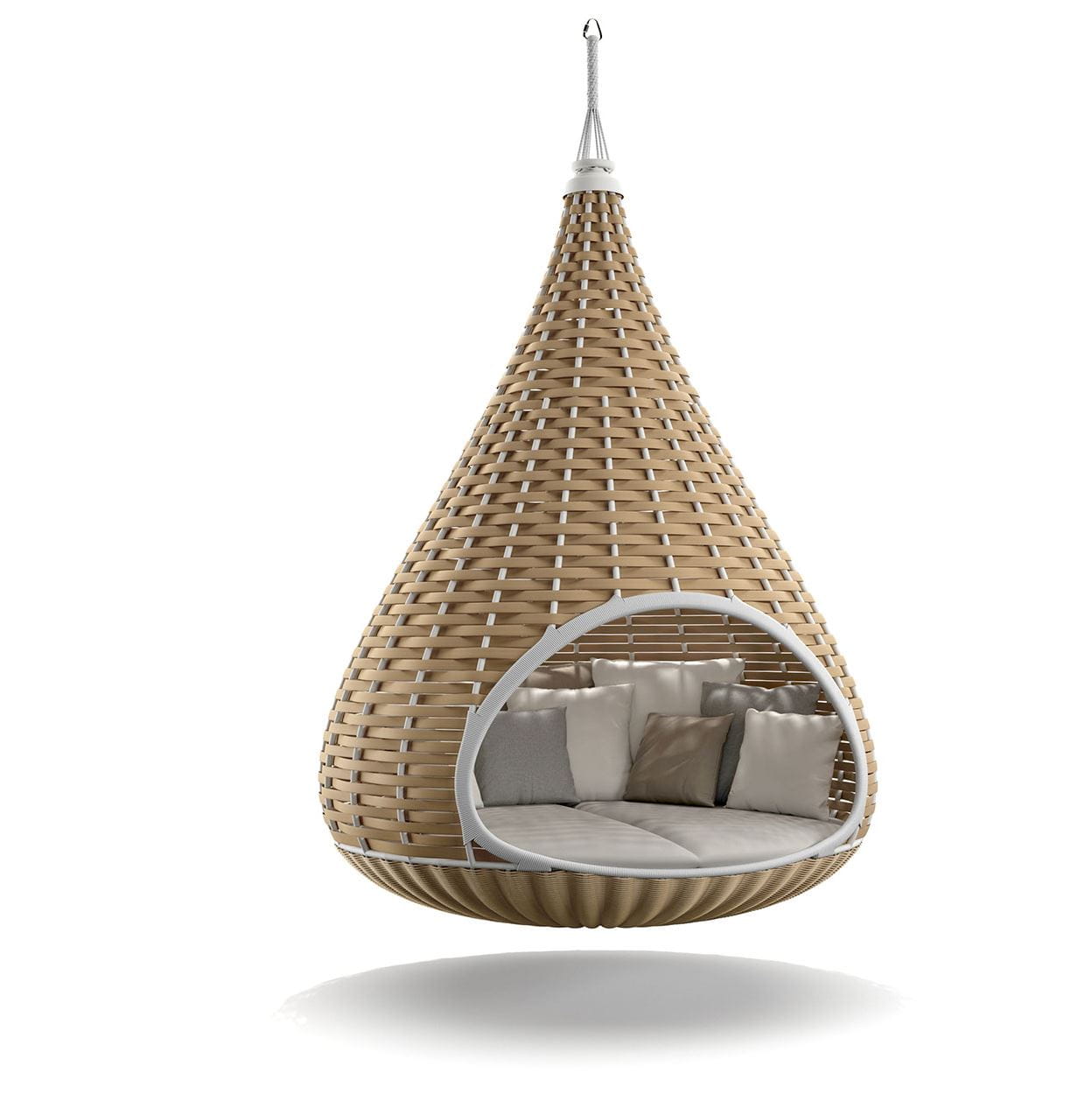 DEDON NESTREST Hanging Lounger natural by Daniel Pouzet & Fred Frety