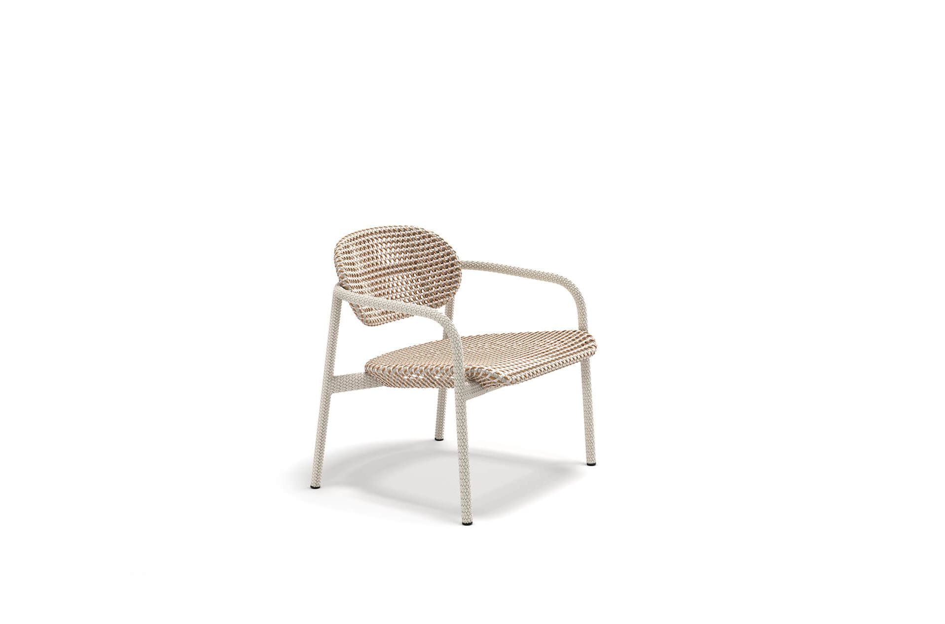 DEDON ROII Lounge chair silica by Benjamin Baum