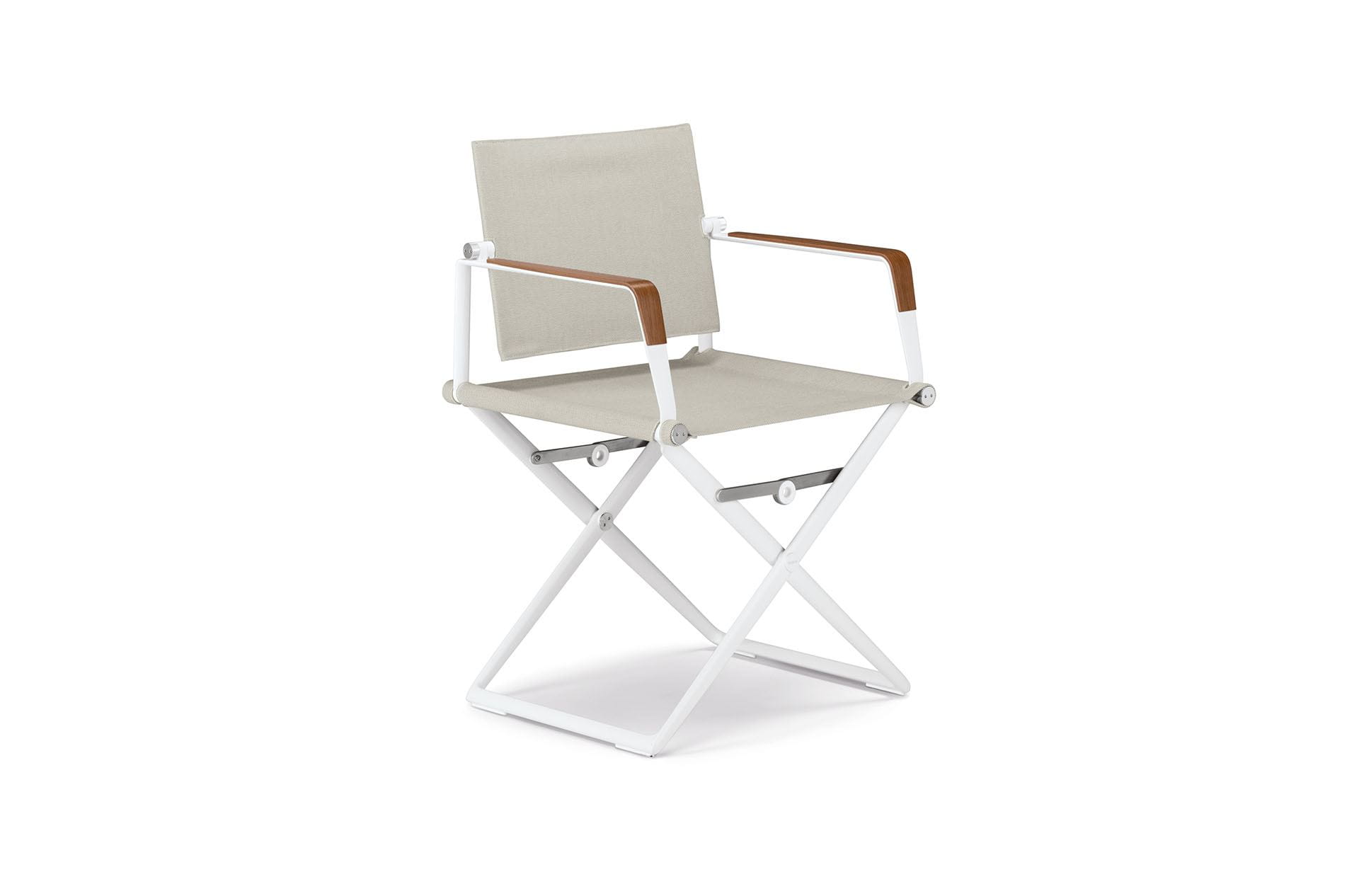 Dedon Seax armchair white sail dove