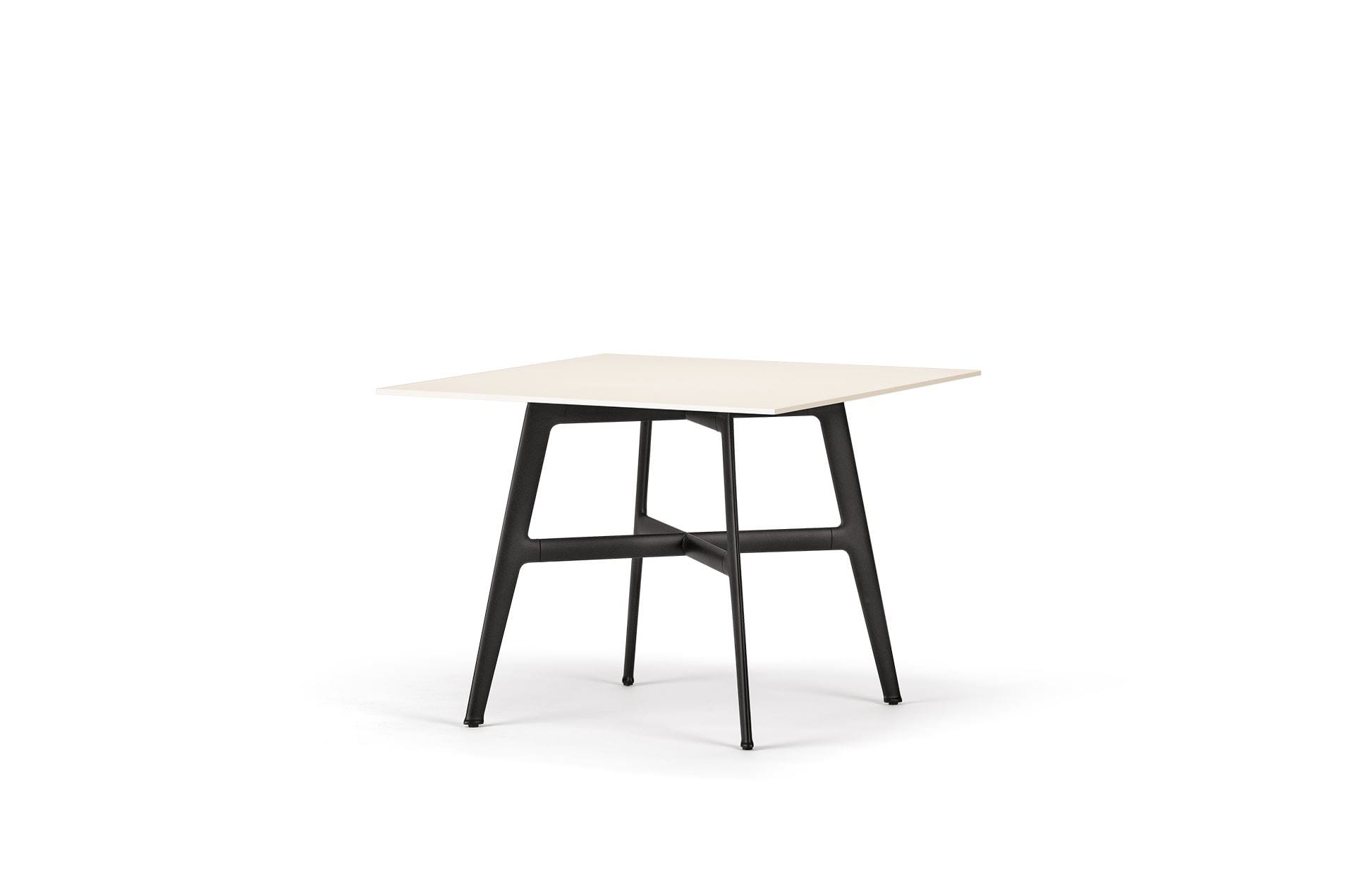 Dedon Seax Diningtable 100x100cm White-Black