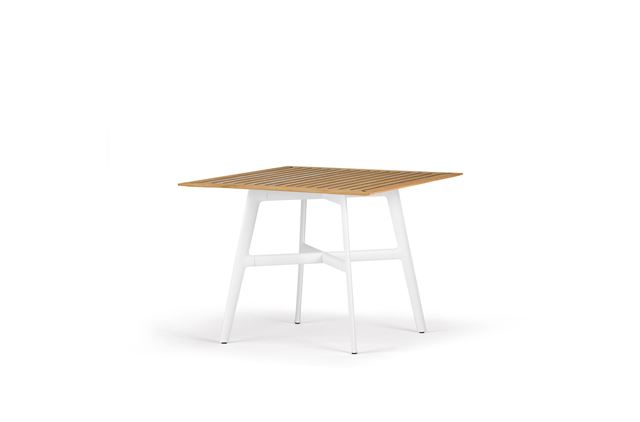 Dedon Seax Diningtable 100x100cm Teak White