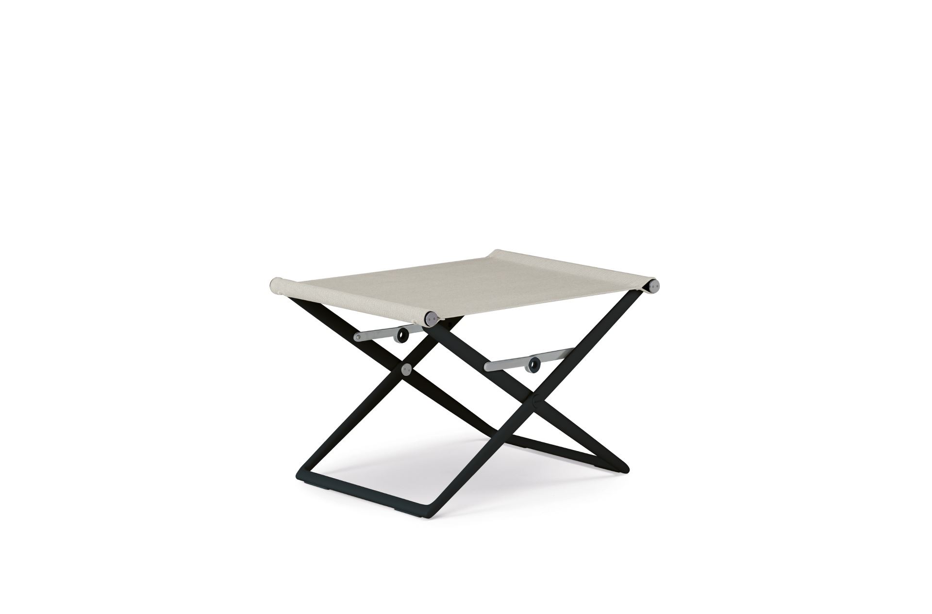 Dedon Seax Footstool Black Sail Dove