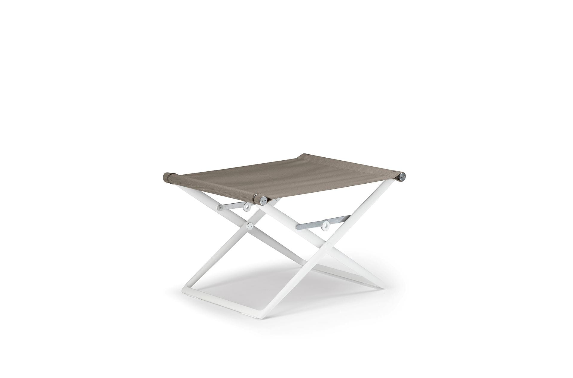 Dedon Seax Footstool White Sail Taupe
