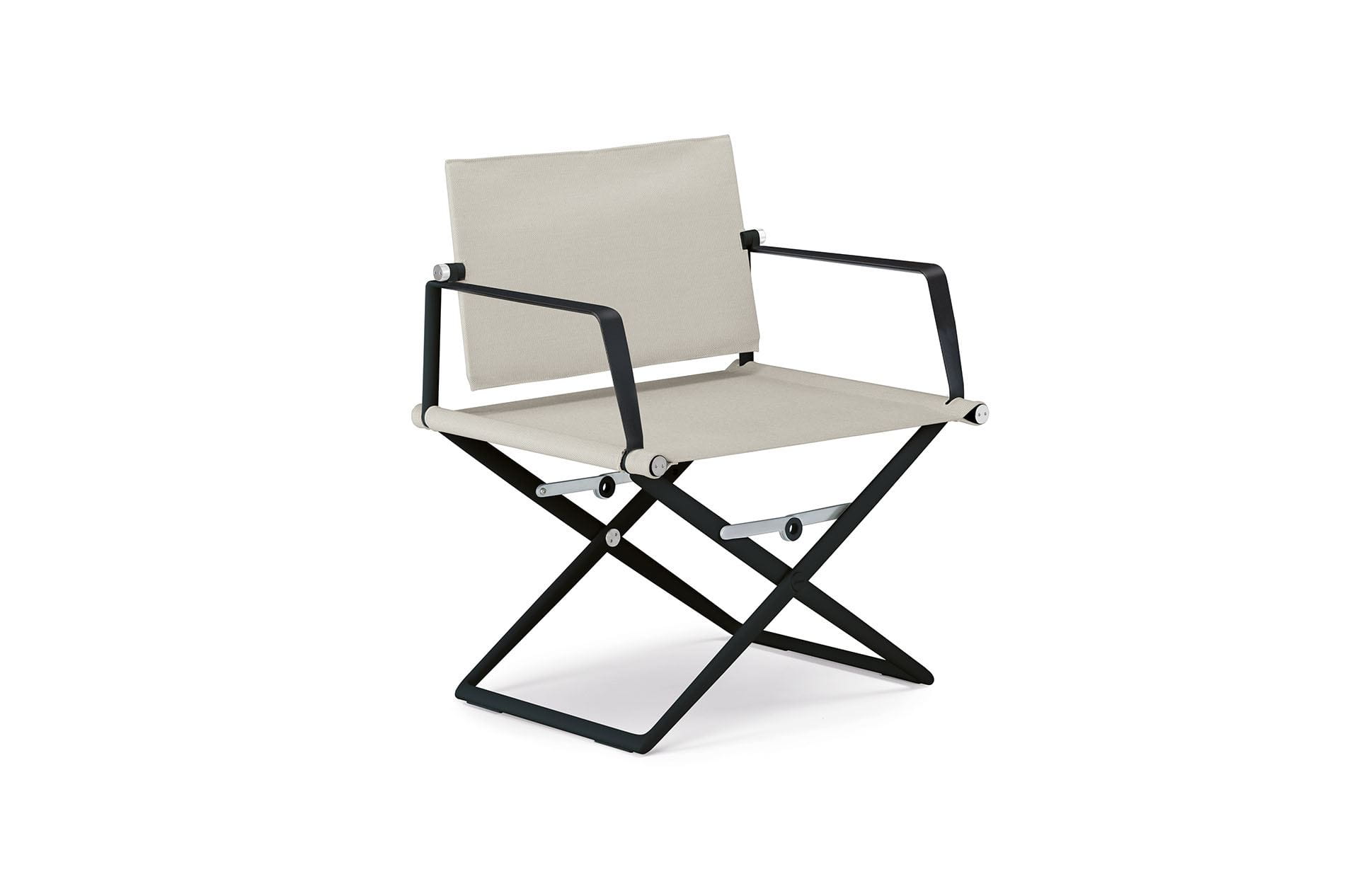 Dedon Seax Loungechair Black Sail Dove Black