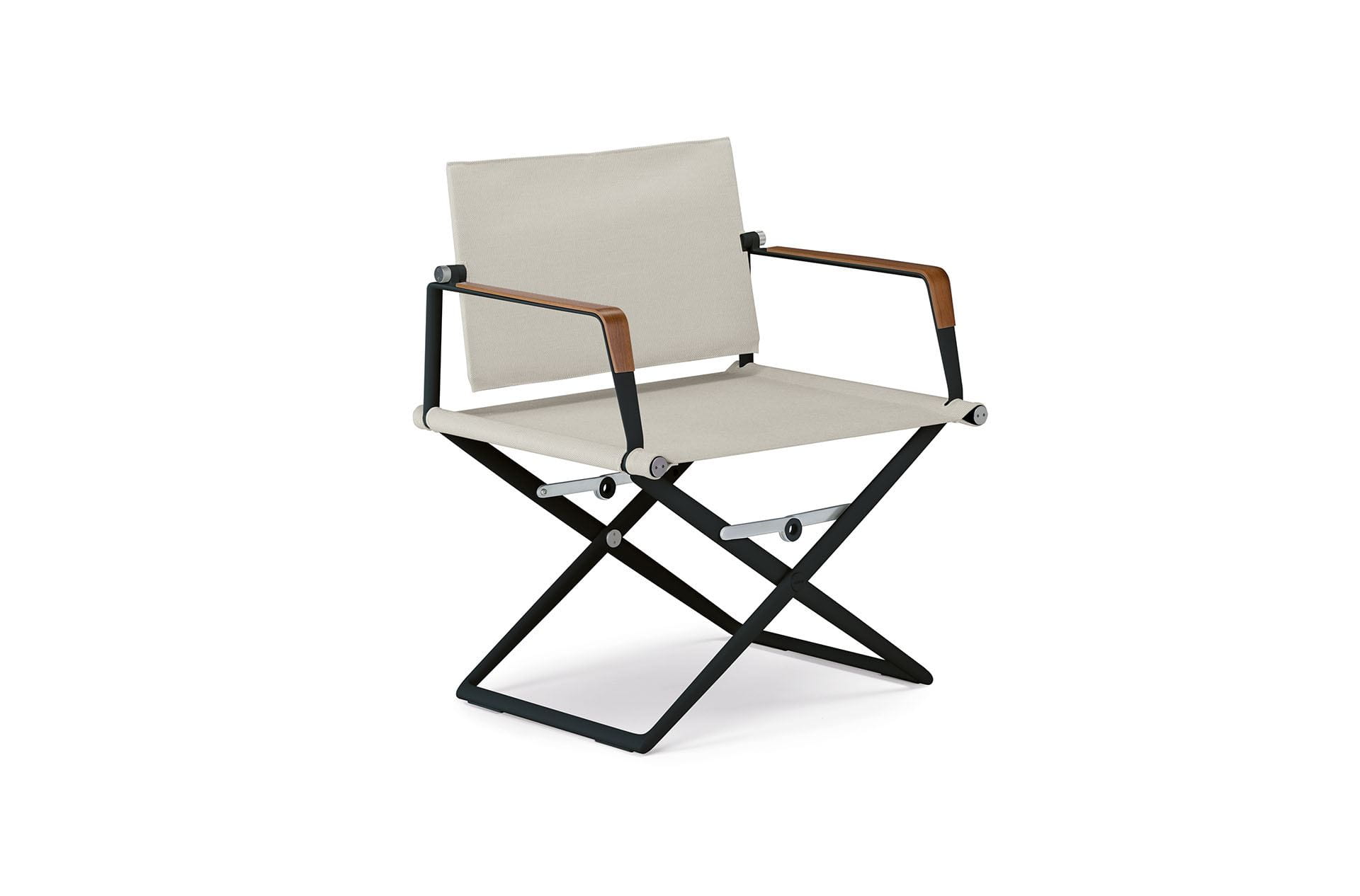 Dedon Seax Loungechair Black Sail Dove