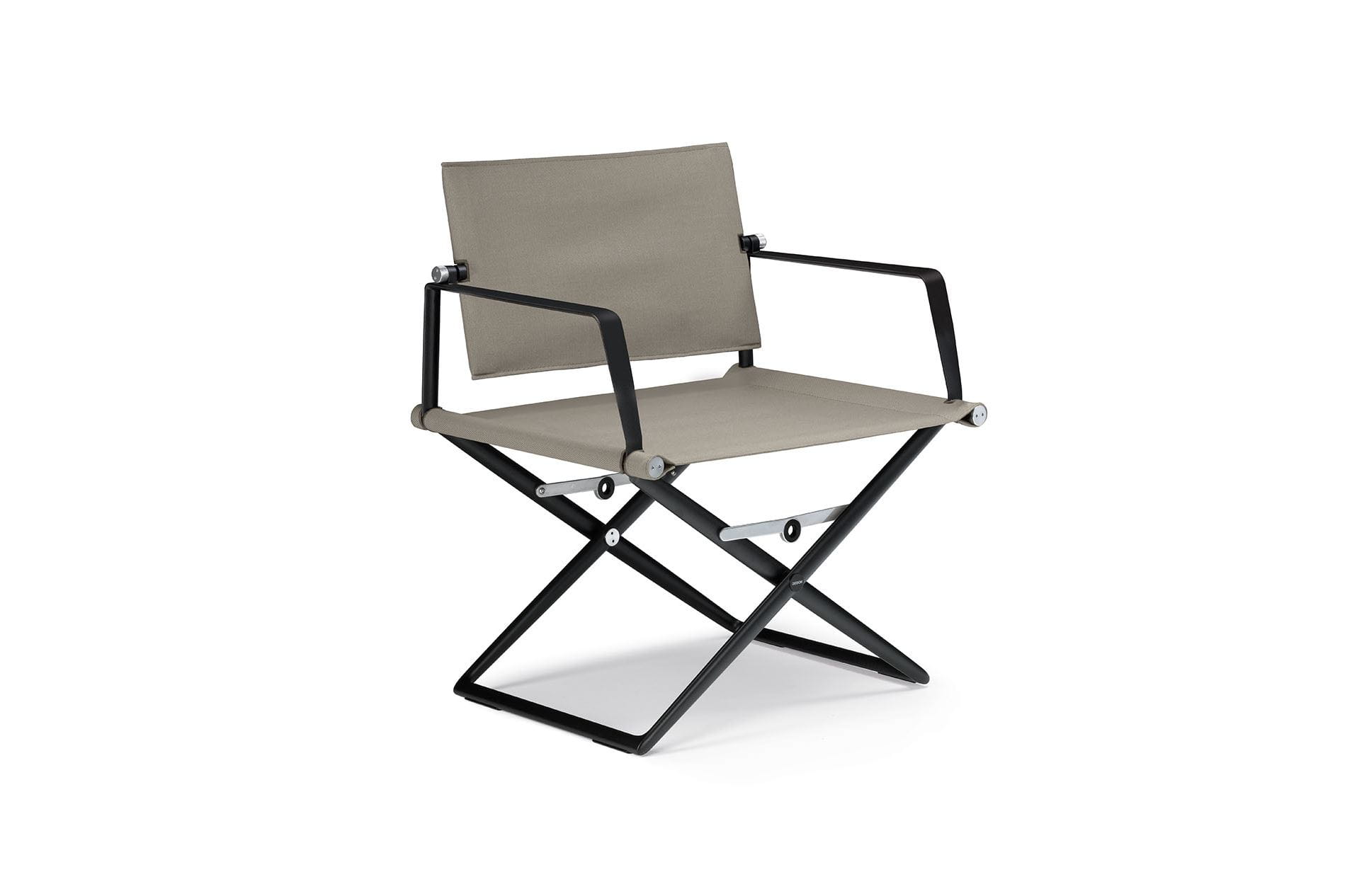 Dedon Seax Loungechair Black Sail Taupe Black