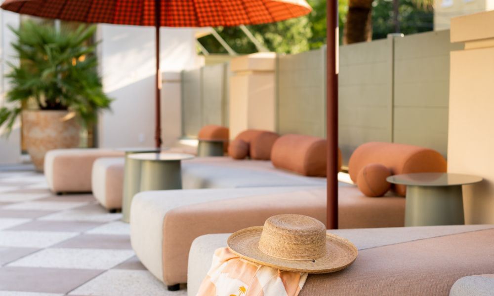 DEDON Outdoor Furniture at the Ryder Hotel in Charleston