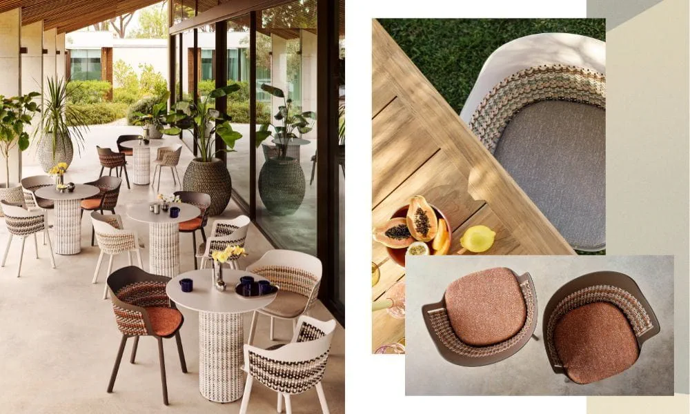 DEDON MYMI Luxury Outdoor Dining Furniture Collection