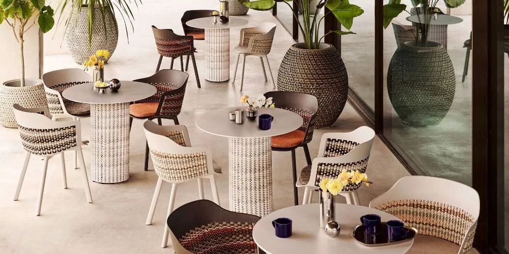 DEDON MYMI Luxury Outdoor Dining Furniture Collection