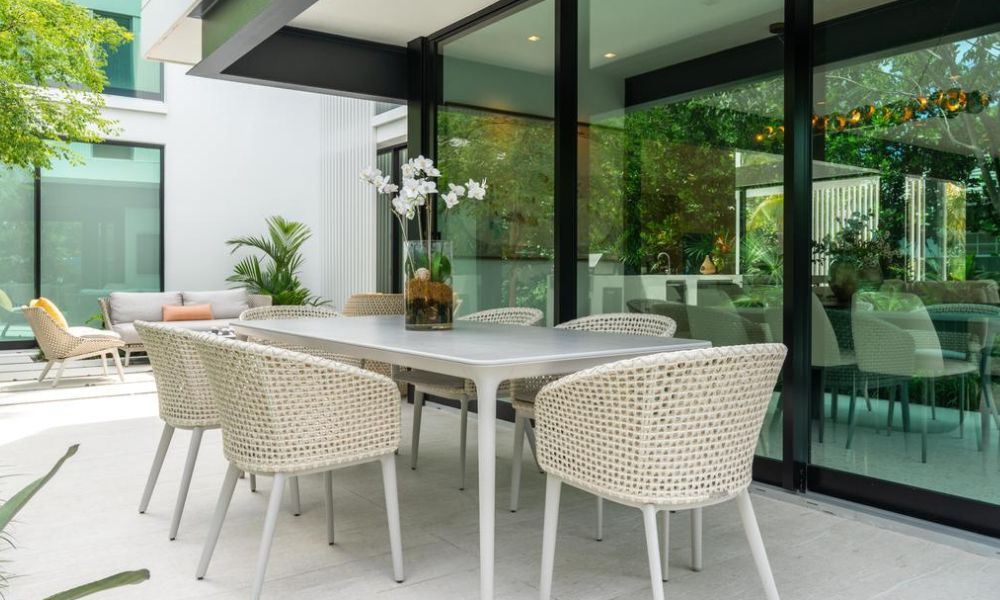 DEDON Outdoor Furniture at the Biggs Residence in Delray Beach