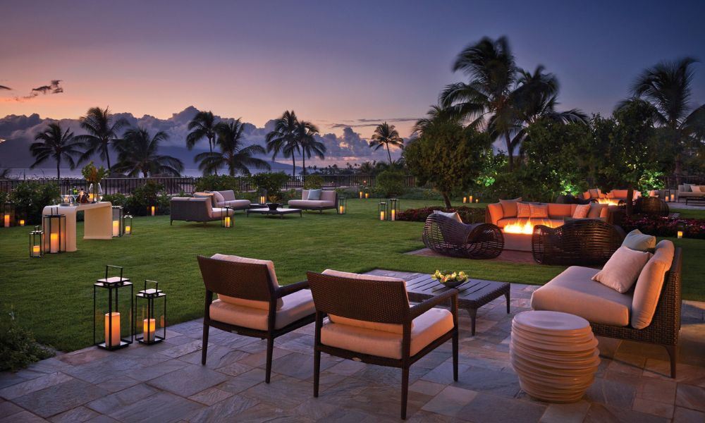 DEDON Outdoor Furniture at the Four Seasons Resort in Maui